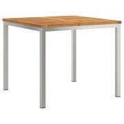 vidaXL Utomhus Matsalsbord 90x90x74.5 cm i solid akaciaträ