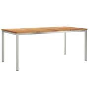 vidaXL Utomhusmatbord 180x90x75 cm Solid Teak