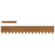 vidaXL Gräskanter 20 pcs 100x0,5x15 cm Väderbeständigt stål