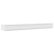 vidaXL Sänglådor Vita 180x36,5x16,5 cm Trä