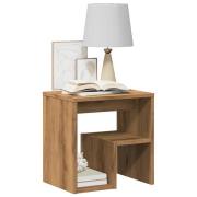 vidaXL Sängbord 2 st ek 40x30x40 cm konstruerat trä