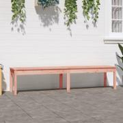 vidaXL Trädgårdsbänk 2-sits 203,5x44x45 cm massivt douglasträ