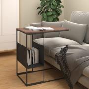 vidaXL Sidobord svart 55x36x59,5 cm konstruerat trä