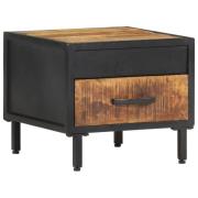 vidaXL Sängbord 40x40x35 cm grovt mangoträ