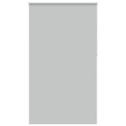 vidaXL Rullgardin mörkläggning ljusgrå 125x210 cm tyg bredd 121,6 cm
