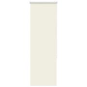 vidaXL Rullgardin mörkläggning naturvit 45x175 cm tyg bredd 40,7 cm
