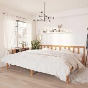 vidaXL Sängram honungsbrun massiv furu 200x200 cm