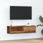 vidaXL TV-bänk återvunnet trä 100x31x25,5 cm konstruerat trä