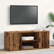 vidaXL TV-bänk återvunnet trä 100x35x40 cm konstruerat trä