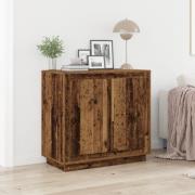 vidaXL Sideboard återvunnet trä 80x34x75 cm konstruerat trä