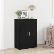 vidaXL Sideboard svart ek 60x31x84 cm konstruerat trä