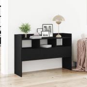 vidaXL Skåp Svart Ek 105x30x70 cm Tillverkat av trä