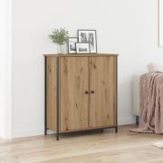 vidaXL Sideboard artisan ek 70x30x80 cm konstruerat trä och stål