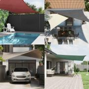 vidaXL Solskydd Sail terrakotta 2x2x2 m 100% polyester Oxford
