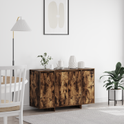 vidaXL Rökt Ek Sideboard Rökt Ek Konstruerat Trä 120 x 41 x 75 cm