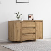 vidaXL Sideboard Artisan Ek 120x41x75 cm Konstruerat trä