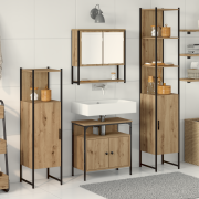 vidaXL:s 4-delade badrumsinredningsset i Artisan-ek.