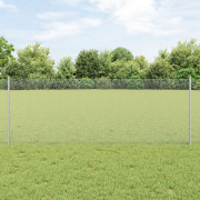 vidaXL Stängselstolpar 5 st U-Kanal 80 cm Galvaniserat stål