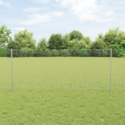 vidaXL Staketstolpar 22 st U-Kanal 120 cm Galvaniserat Stål