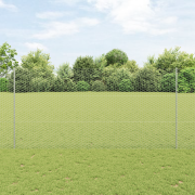 vidaXL Stängselposter 22 st U-Kanal 150 cm Galvaniserat stål