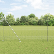 vidaXL Euro Stängsel med 7 Spikpostar 1.6x10 m Galvaniserat Stål