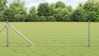 vidaXL Euro Stängsel med 13 Spikposter 0.6x50 m Galvaniserat Stål
