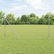 vidaXL Fältstängsel 1,4x25 m Galvaniserat Stål