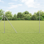 vidaXL Stängsel i fält 1.5x50 m Galvaniserat stål