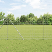 vidaXL Fältstängsel 1.6x25 m Galvaniserat stål