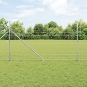 vidaXL Fältstaket 1.4x50 m Galvaniserat stål