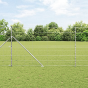 vidaXL Fältstängsel 1,5x50 m Galvaniserat Stål