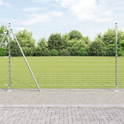 vidaXL Fältstängsel 1.5x25 m Galvaniserat Stål