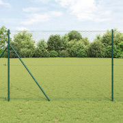 vidaXL Hexagon Staket Grå 1.5x50 m Stål
