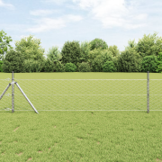 vidaXL Hexagonstaket 0.4x10 m Galvaniserat Stål