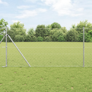 vidaXL Sexkantig Stängsel 1.4x25 m Galvaniserat Stål