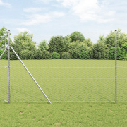 vidaXL Hexagonstaket 1.5x50 m Galvaniserat stål