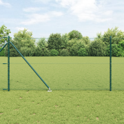 vidaXL Hexagon Staket Grön 1x50 m Stål