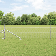 vidaXL Hexagonstängsel 0.4x25 m Galvaniserat stål