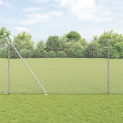 vidaXL Sexhörnat stängsel 1,6x25 m Galvaniserat stål