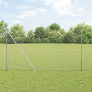 vidaXL Hexagon Stängsel 1.5x100 m Galvaniserat Stål