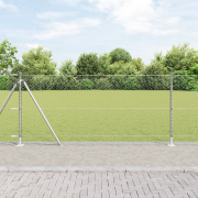 vidaXL Hexagonal Stängsel 0.8x10 m Galvaniserat Stål