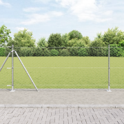 vidaXL Hexagonal Stängsel 1x10 m Galvaniserat Stål