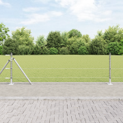 vidaXL Hexagonstängsel 0.4x25 m Galvaniserad stål