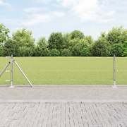 vidaXL Hexagon Staket 0.4x25 m Galvaniserat Stål