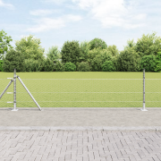 vidaXL Hexagonstaket 0.4x50 m Galvaniserat stål
