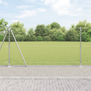 vidaXL Hexagon Stängsel 1,2x100 m Galvaniserat Stål
