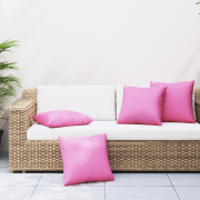 vidaXL Spridande kuddar 4 st Rosa 40x40 cm Tyggdynor