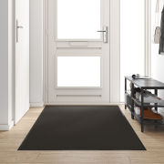 vidaXL Tvättbar Dörrmatta Svart 120x300 cm