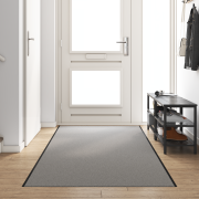 vidaXL Grå Rektangulär Dörrmatta 120x350 cm
