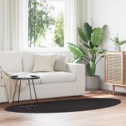 vidaXL Matta "HUARTE" Kort lugg Mjuk och Tvättbar Svart 100x200 cm